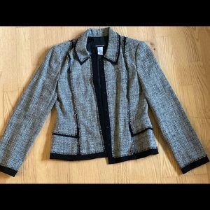 Jones New York Peppered Black&White Blazer size8